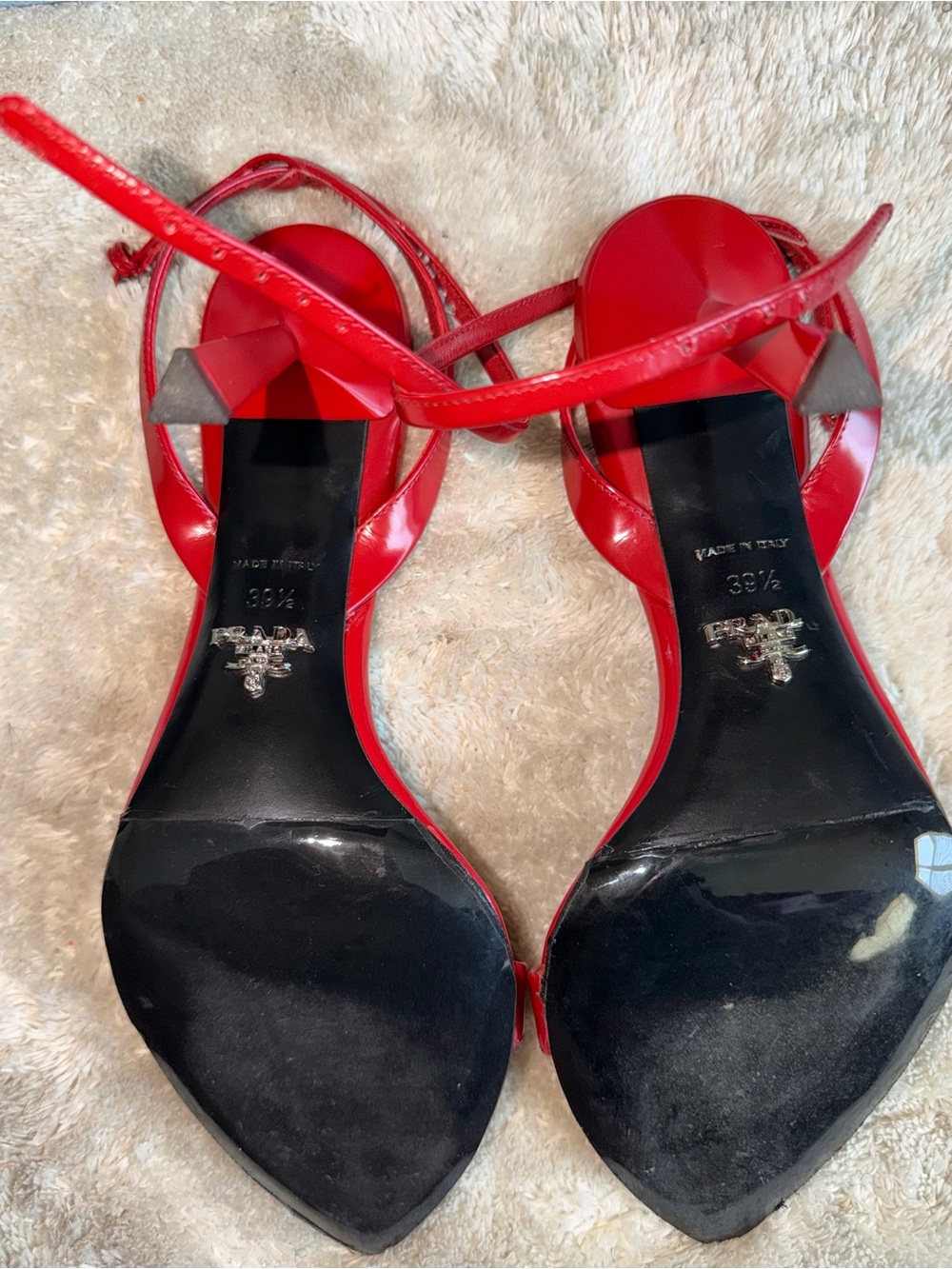 Prada Calzature Donna - Scarlatto heels - Picture 2 of 5